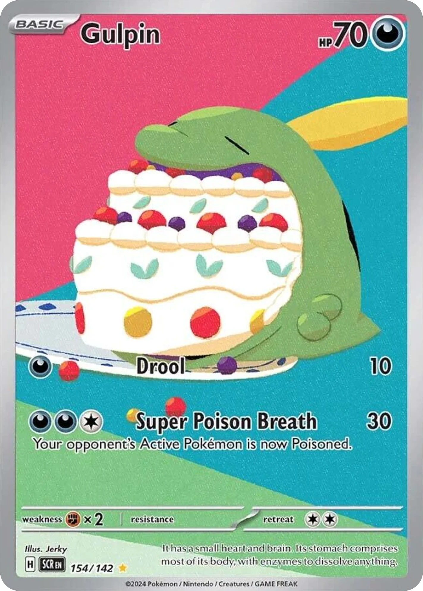 Gulpin 154/142 Illustration rare
