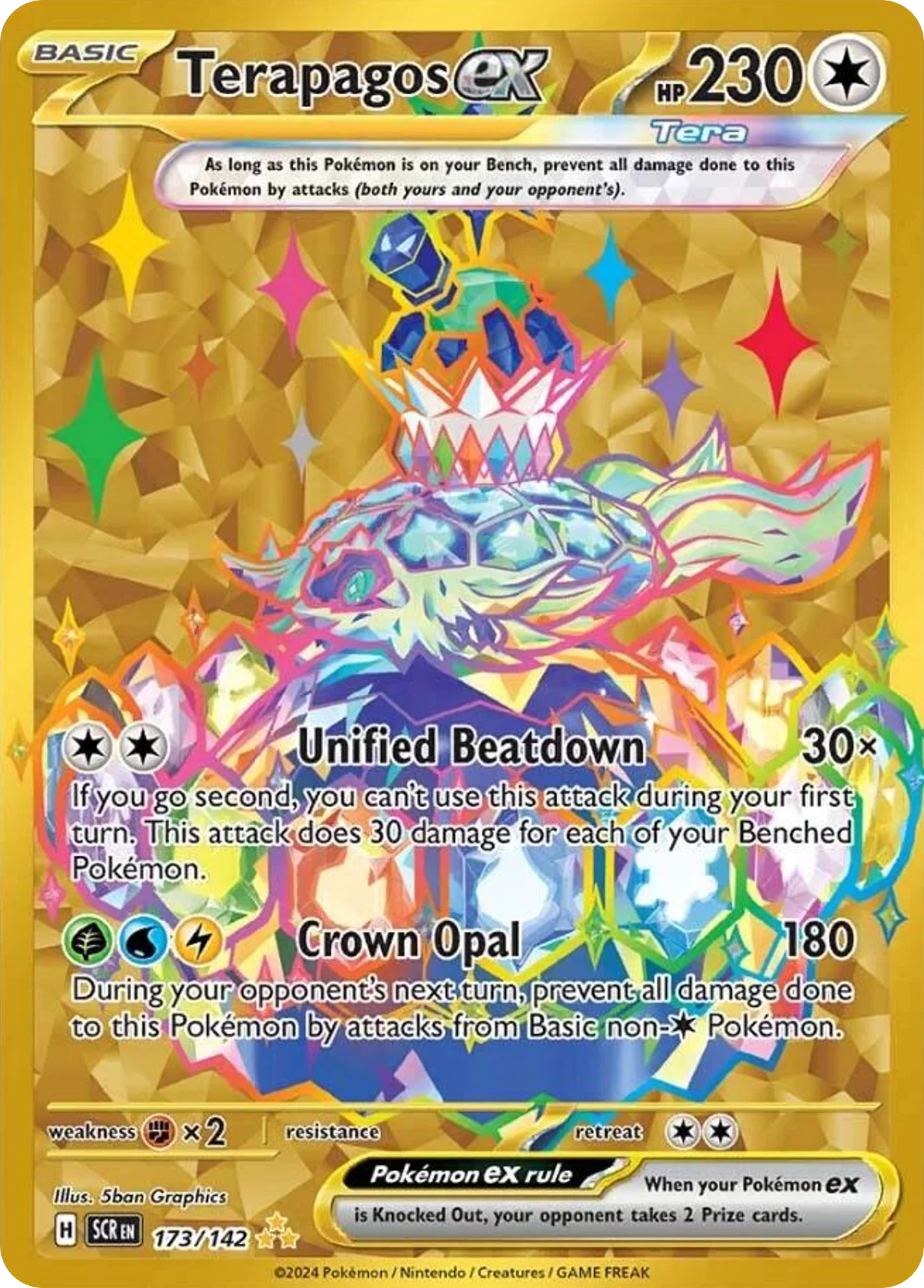 Terapagos ex 173/142 Hyper rare