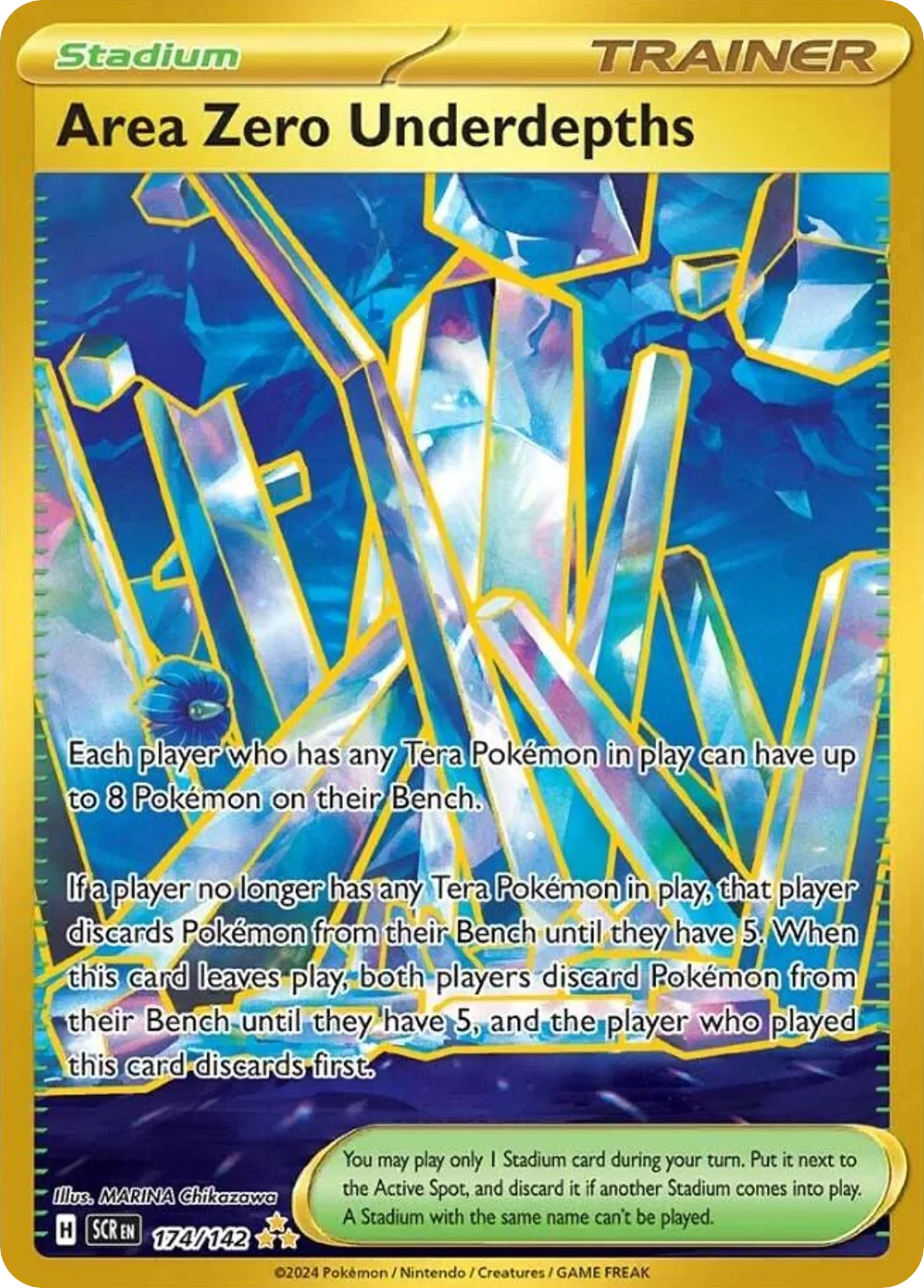 Area Zero Underdepths 174/142 Hyper rare