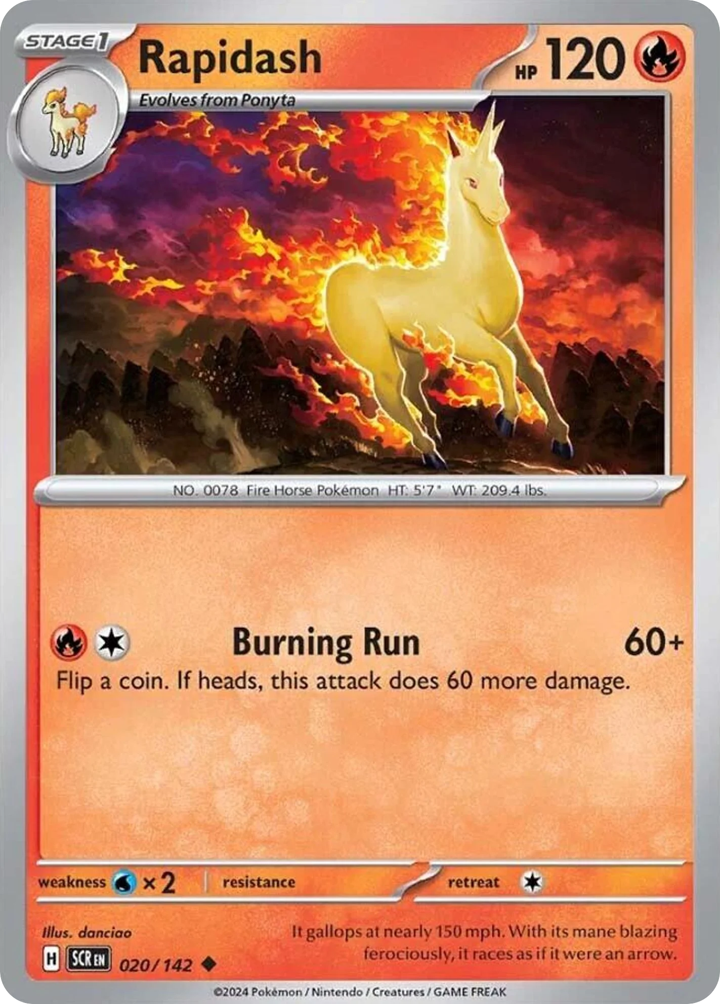 Rapidash 020/142 Uncommon