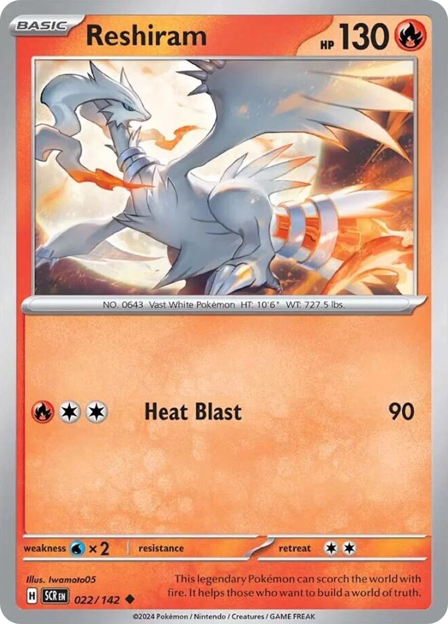 Reshiram 022/142 Uncommon