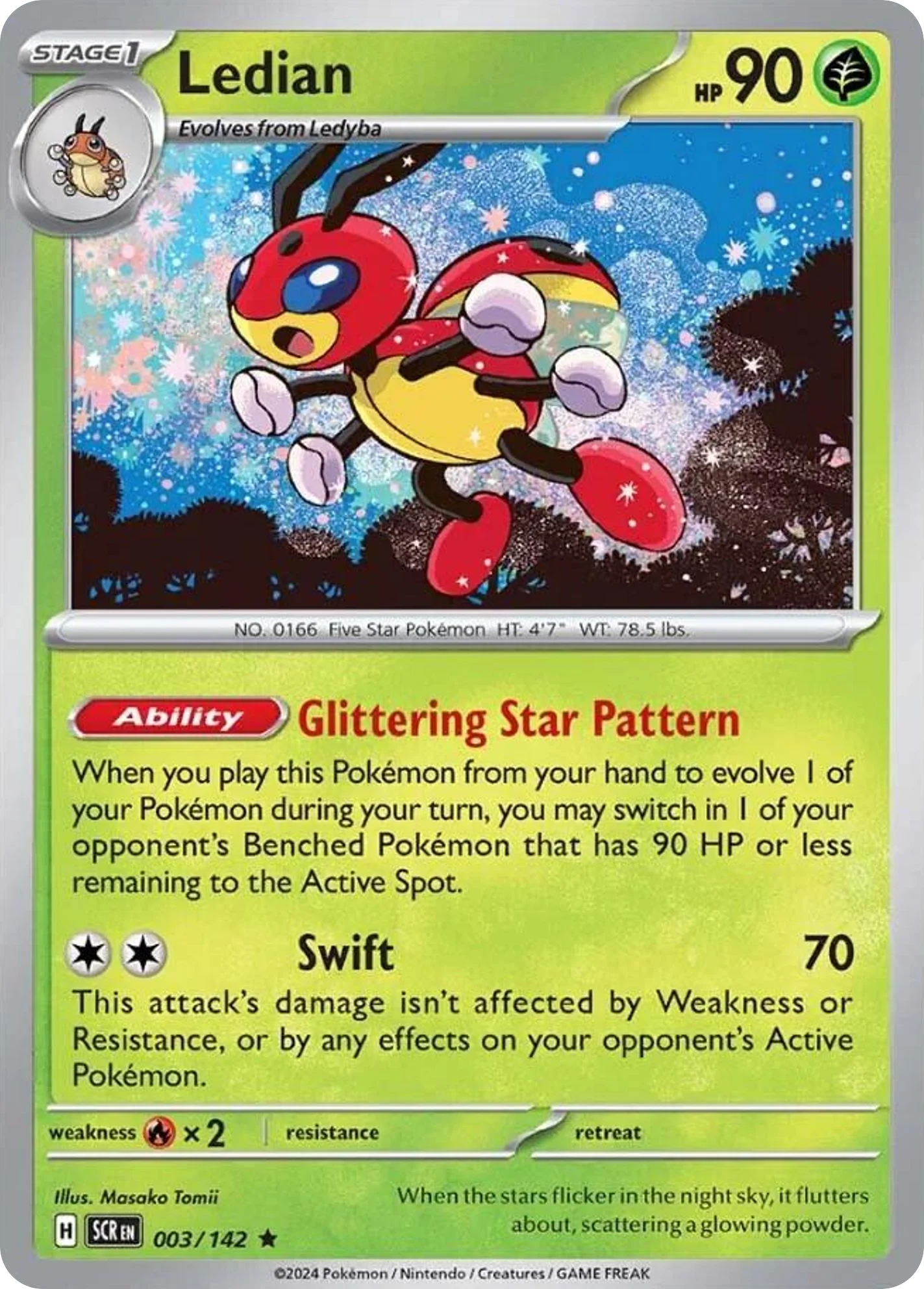 Ledian 003/142 Rare