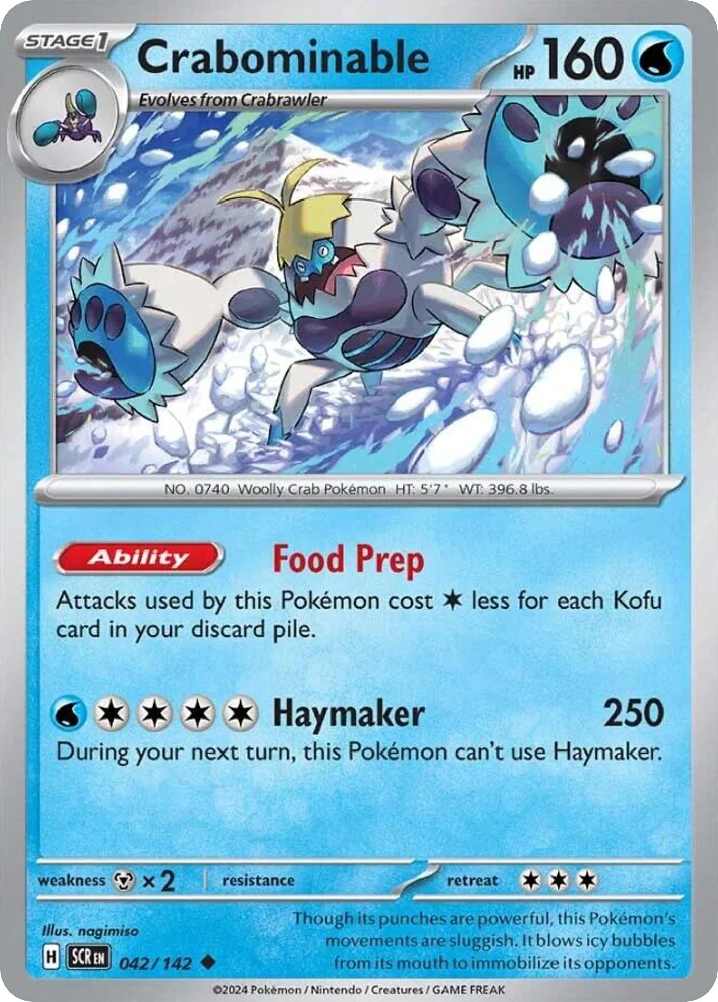 Crabominable 042/142 Uncommon