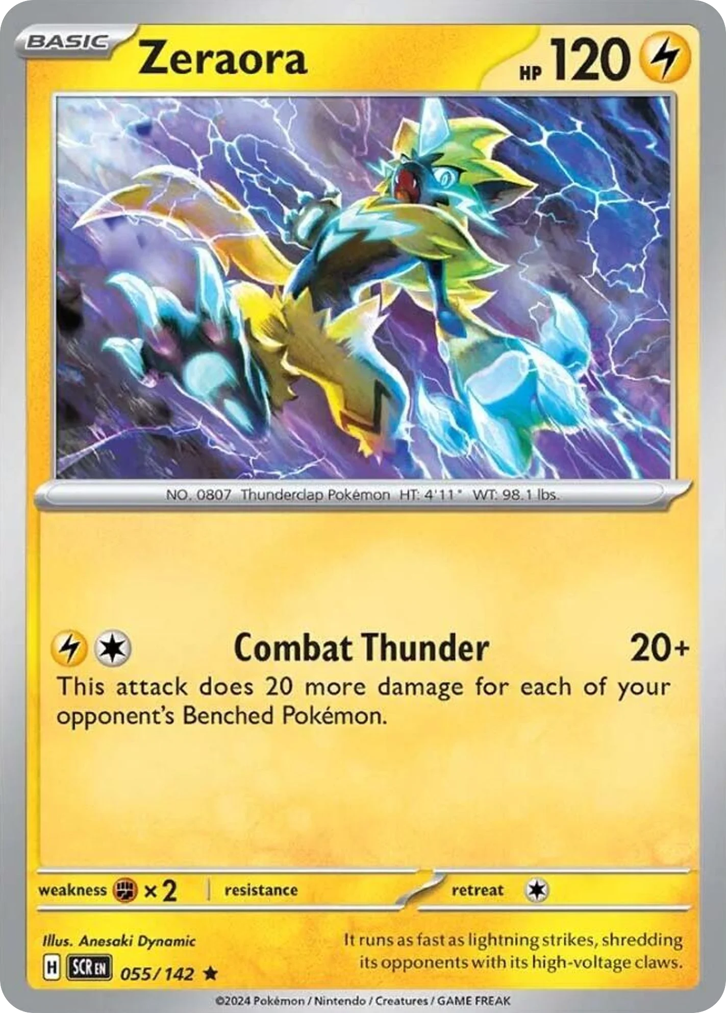 Zeraora 055/142 Rare