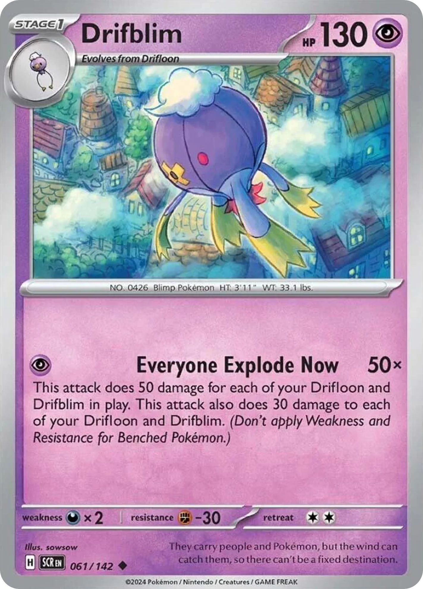 Drifblim 061/142 Uncommon