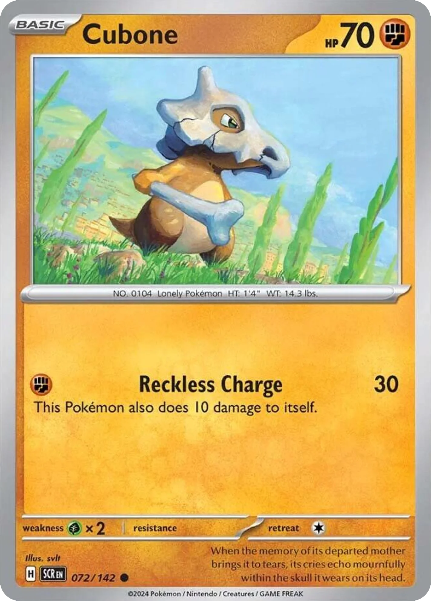 Cubone 072/142 Common