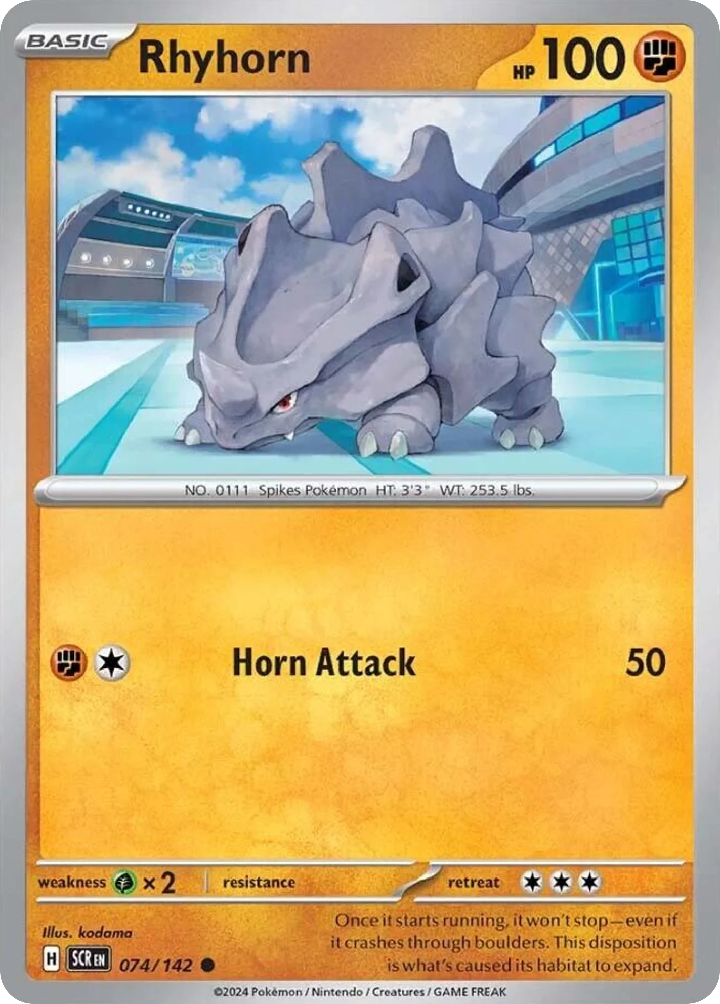 Rhyhorn 074/142 Common