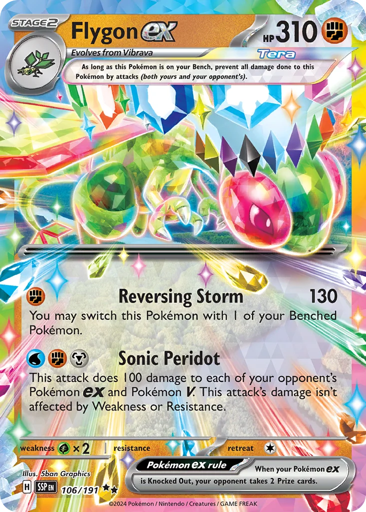 Flygon ex 106/191 Double rare