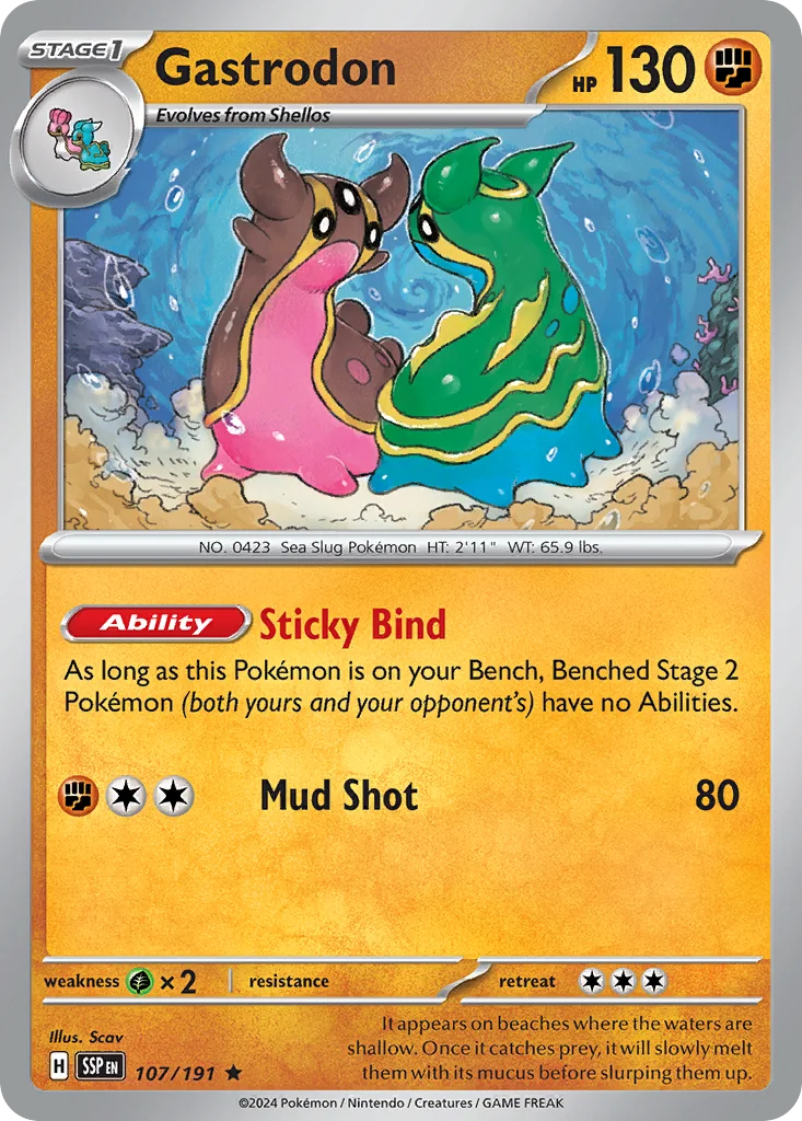 Gastrodon 107/191 Rare
