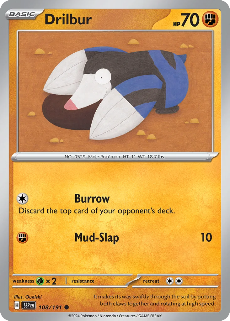 Drilbur 108/191 Common