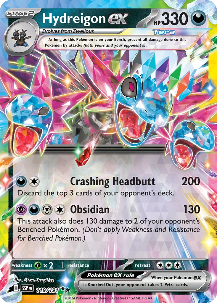 Hydreigon ex 119/191 Double rare