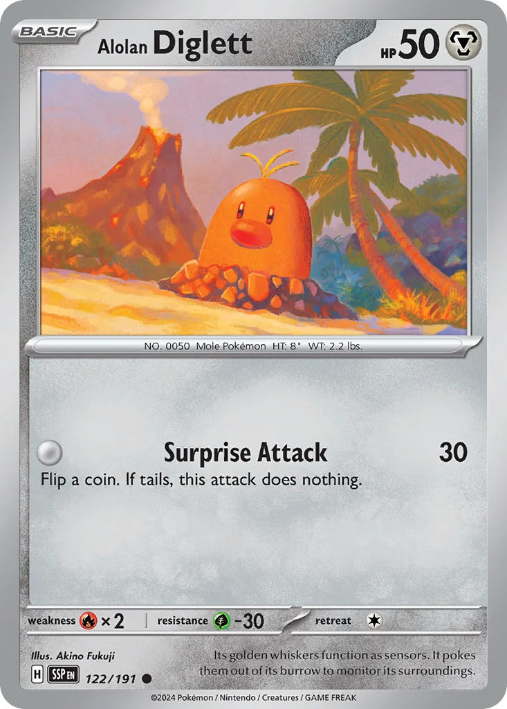 Alolan Diglett 122/191 Common