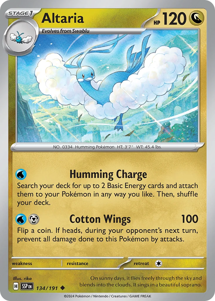 Altaria 134/191 Uncommon