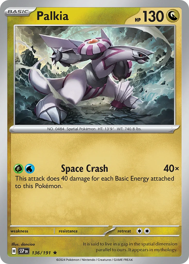 Palkia 136/191 Rare