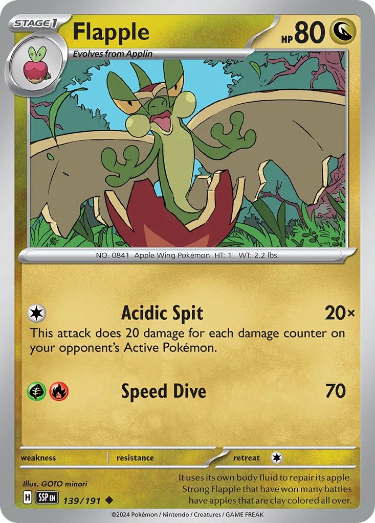 Flapple 139/191 Uncommon