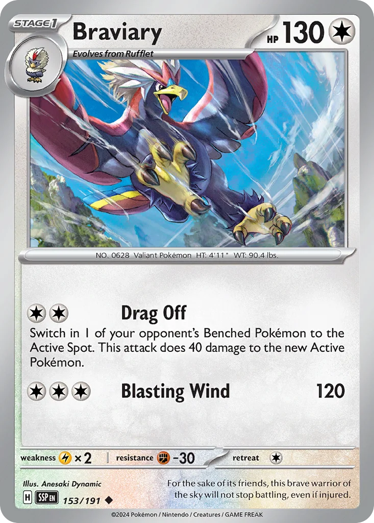 Braviary 153/191 Uncommon