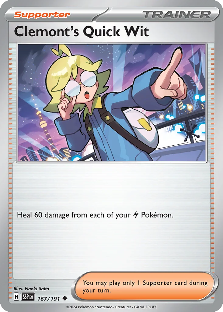 Clemont's Quick Wit 167/191 Uncommon