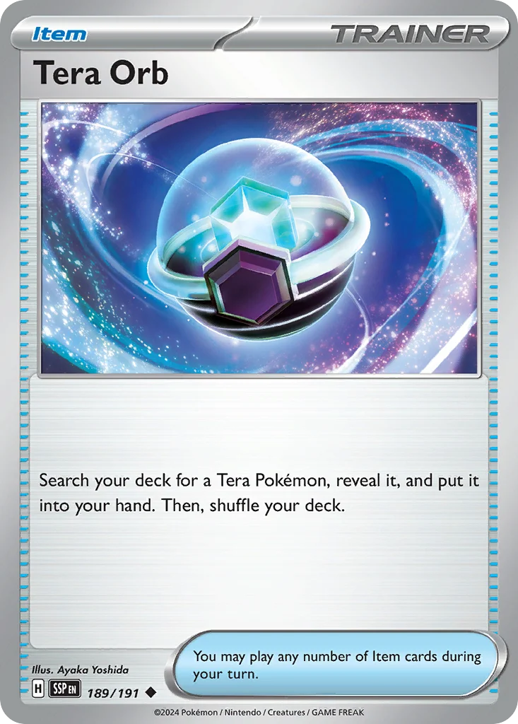 Tera Orb 189/191 Uncommon