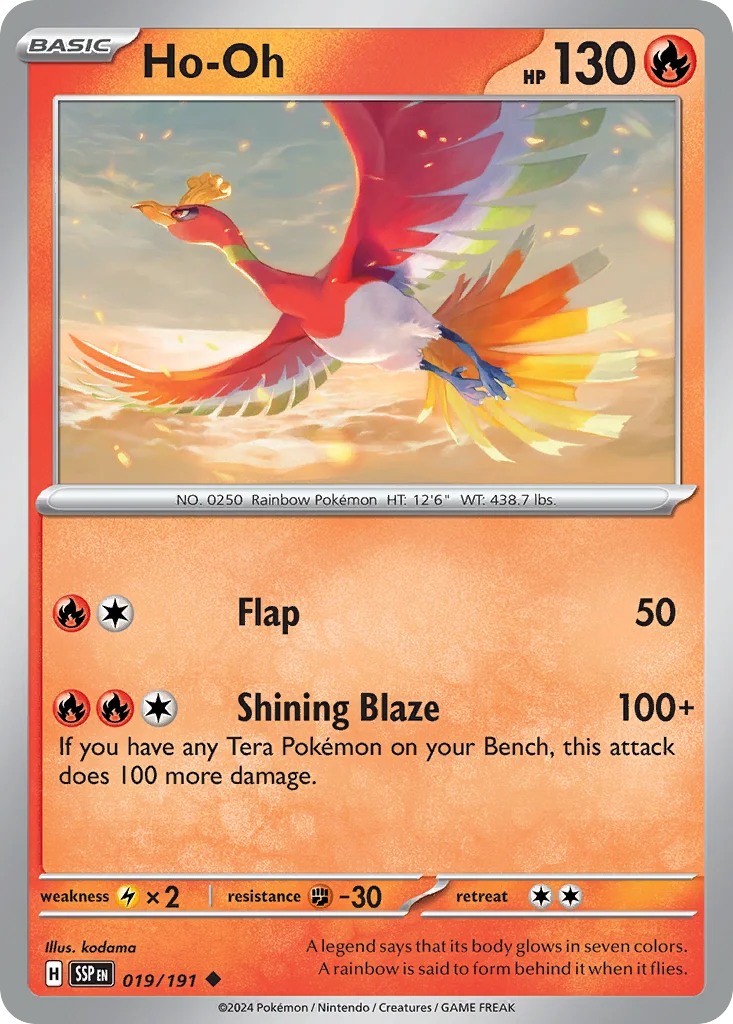 Ho-Oh 019/191 Uncommon