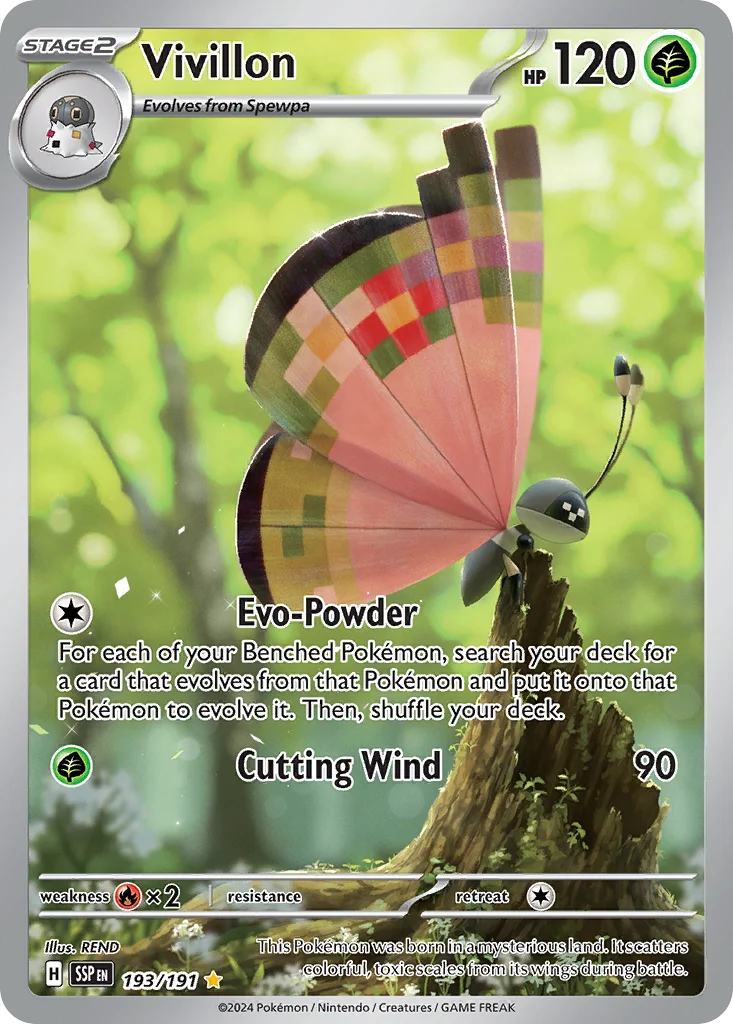 Vivillon 193/191 Illustration rare