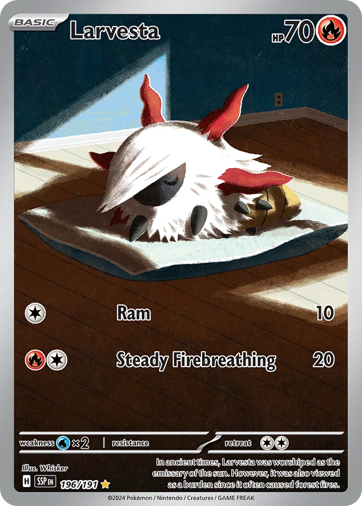 Larvesta 196/191 Illustration rare