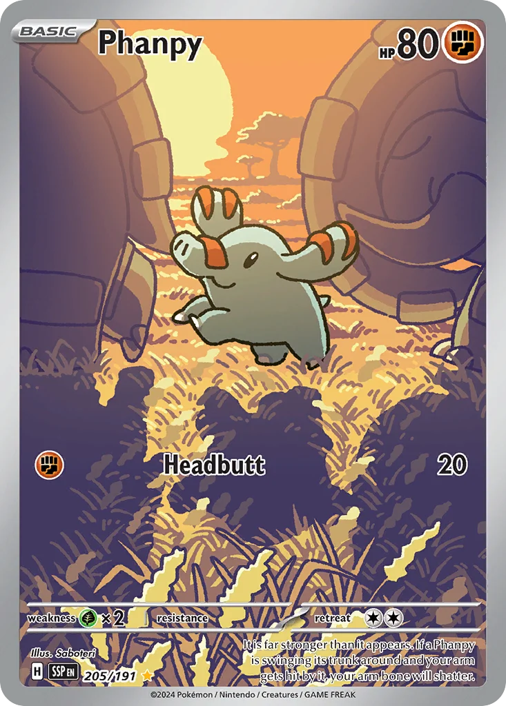 Phanpy 205/191 Illustration rare