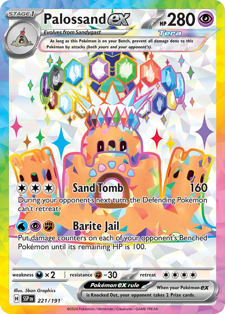 Palossand ex 221/191 Ultra rare