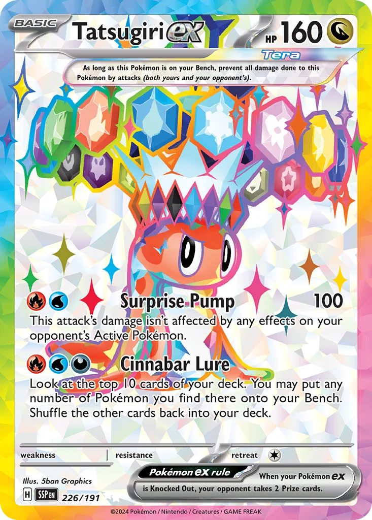 Tatsugiri ex 226/191 Ultra rare