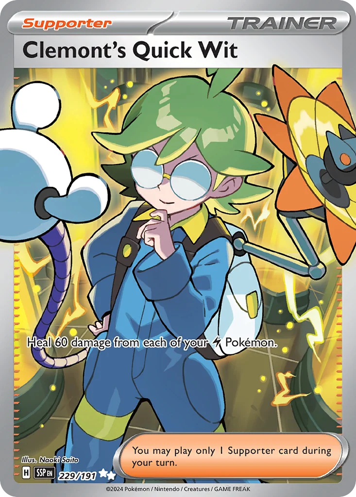 Clemont's Quick Wit 229/191 Ultra rare
