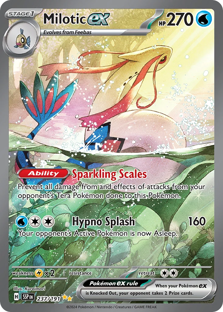 sv8-237 Milotic ex 237/191 Special illustration rare