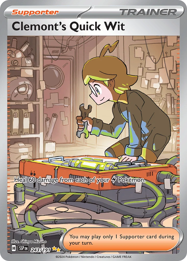 Clemont's Quick Wit 243/191 Special illustration rare
