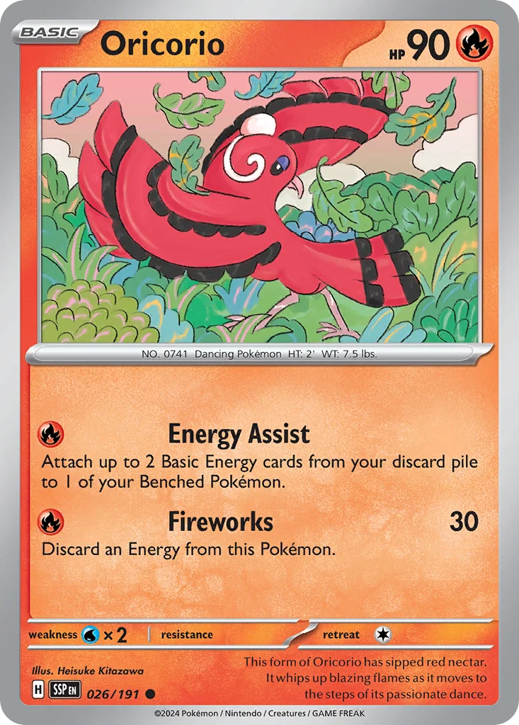 sv8-26 Oricorio 026/191 Common