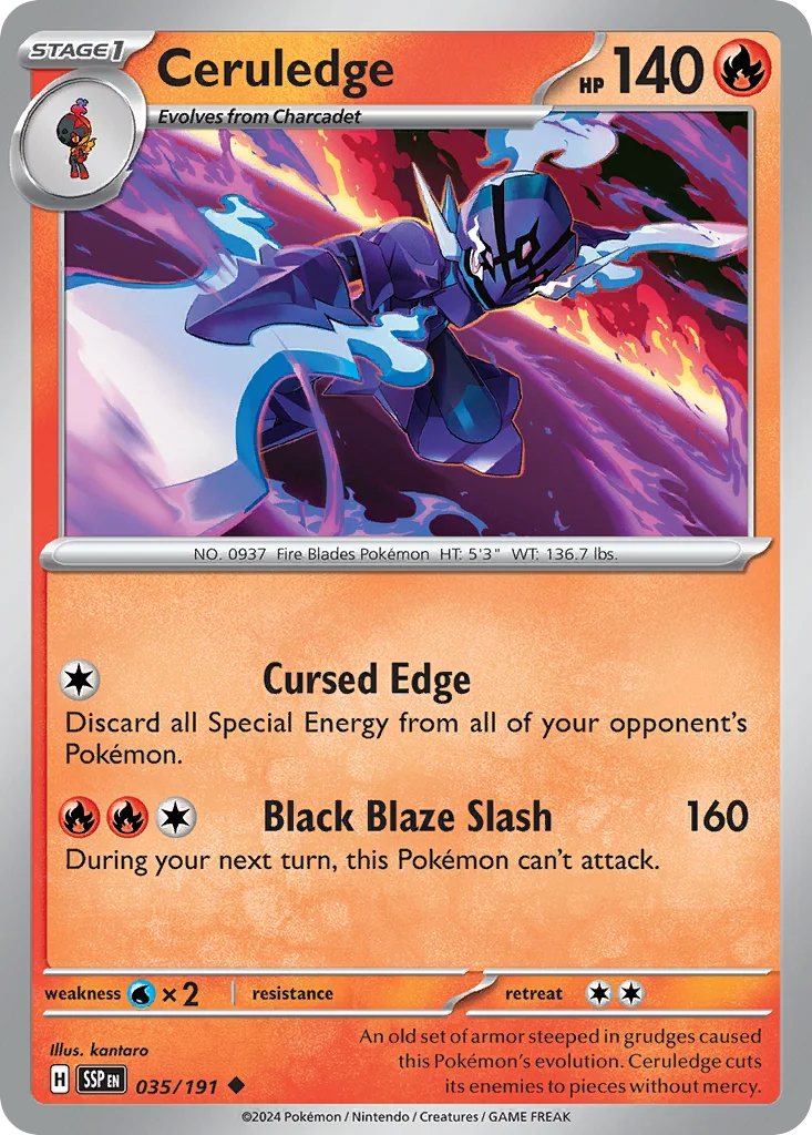 sv8-35 Ceruledge 035/191 Uncommon