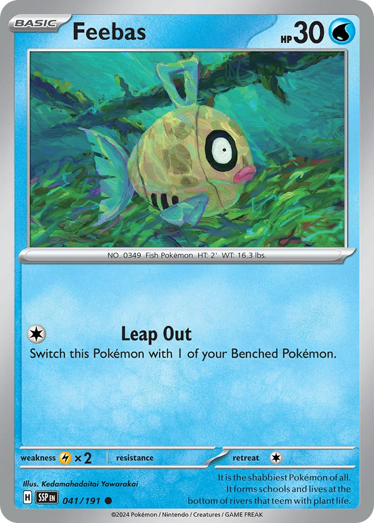 sv8-41 Feebas 041/191 Common