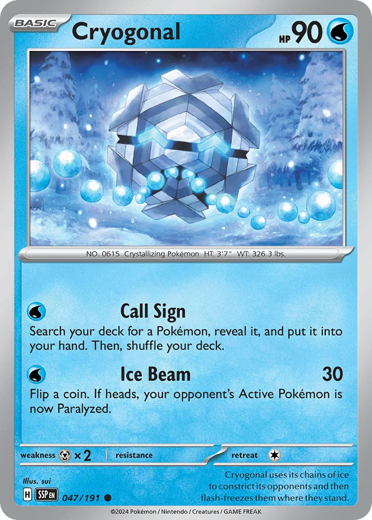 sv8-47 Cryogonal 047/191 Common
