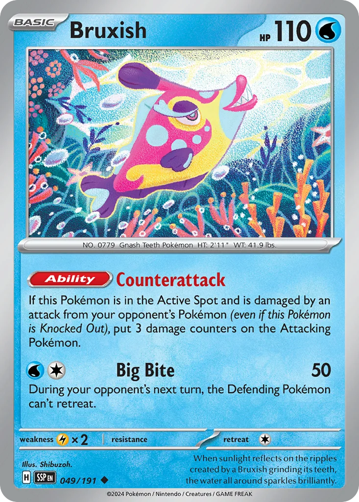 sv8-49 Bruxish 049/191 Uncommon