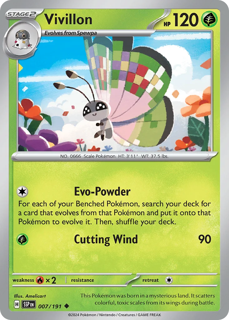 Vivillon 007/191 Uncommon