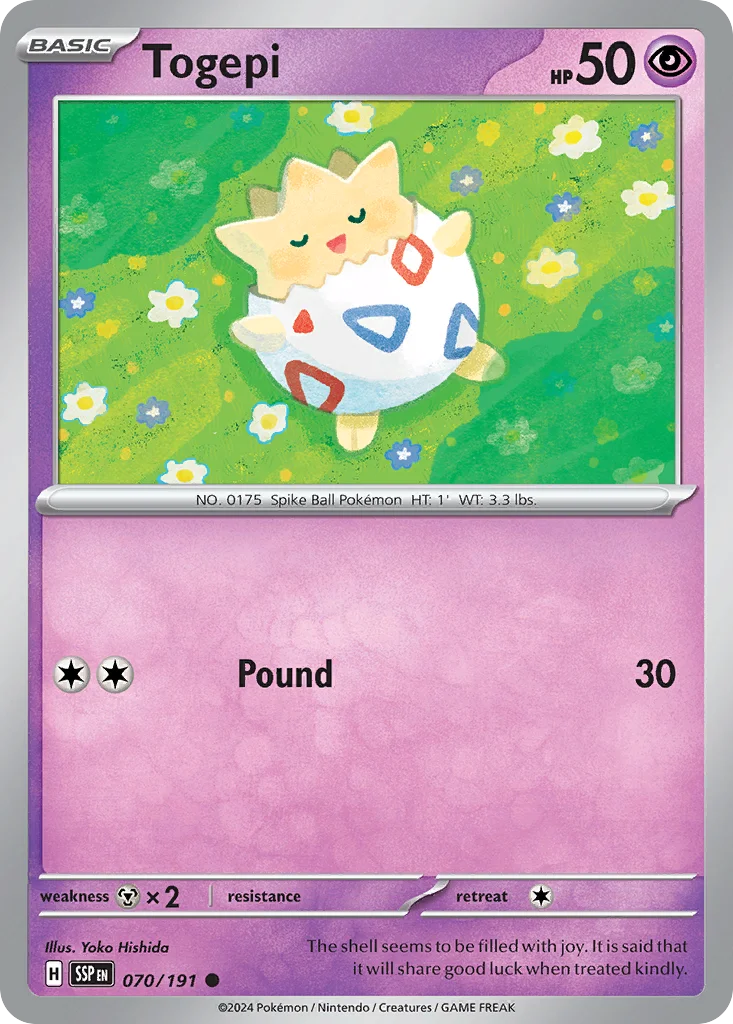 sv8-70 Togepi 070/191 Common