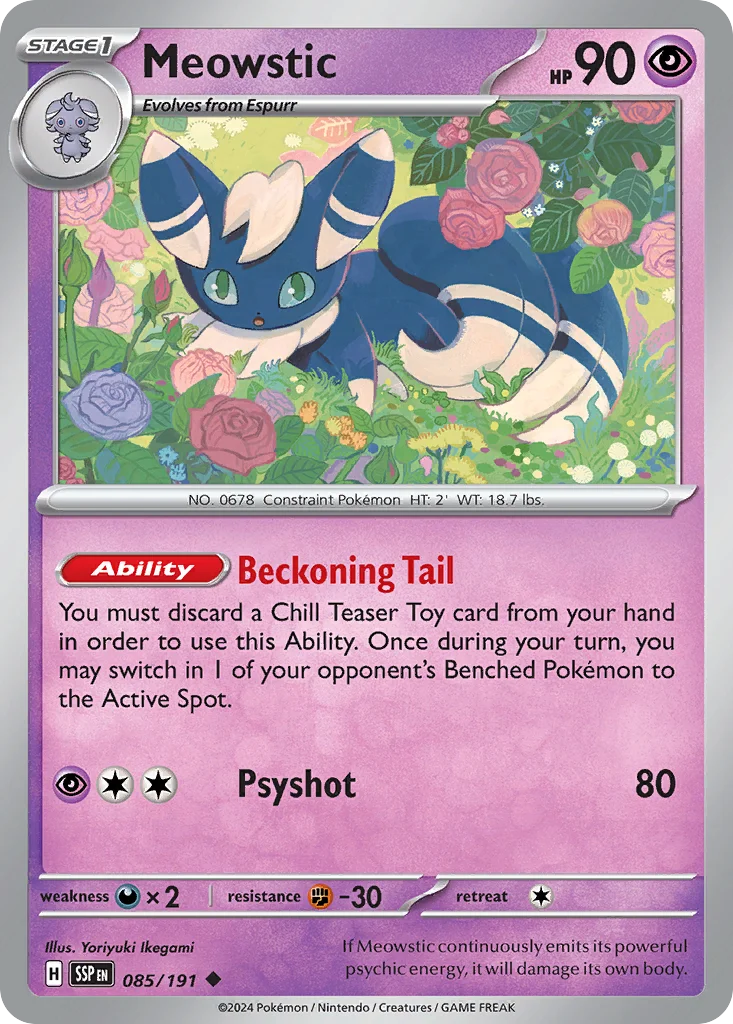 sv8-85 Meowstic 085/191 Uncommon