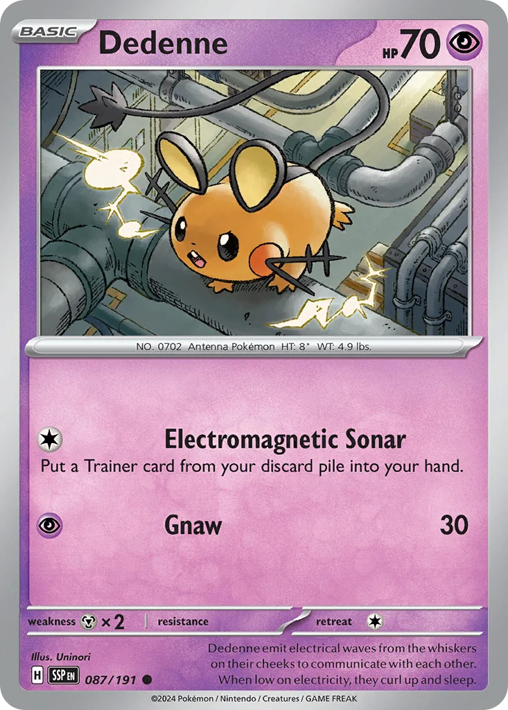 sv8-87 Dedenne 087/191 Common
