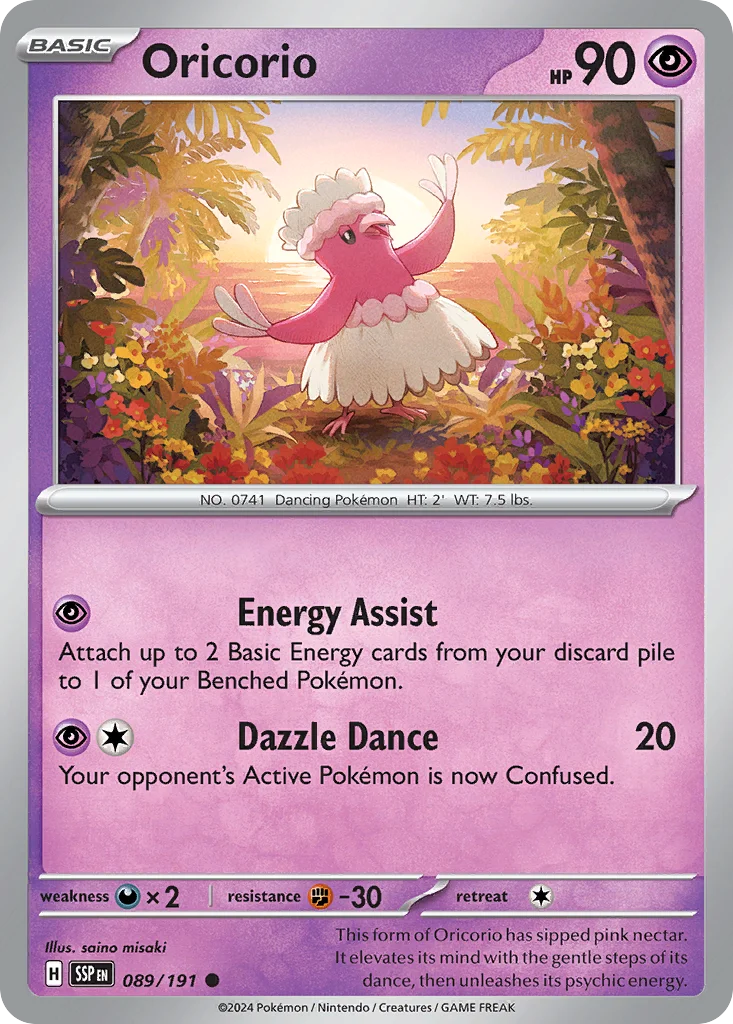 sv8-89 Oricorio 089/191 Common