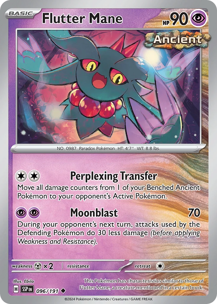 sv8-96 Flutter Mane 096/191 Uncommon