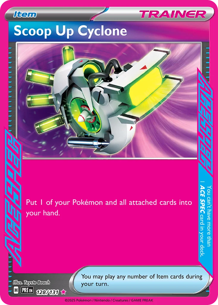 Scoop Up Cyclone 128/131 Ace spec rare