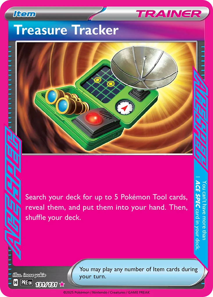 Treasure Tracker 131/131 Ace spec rare