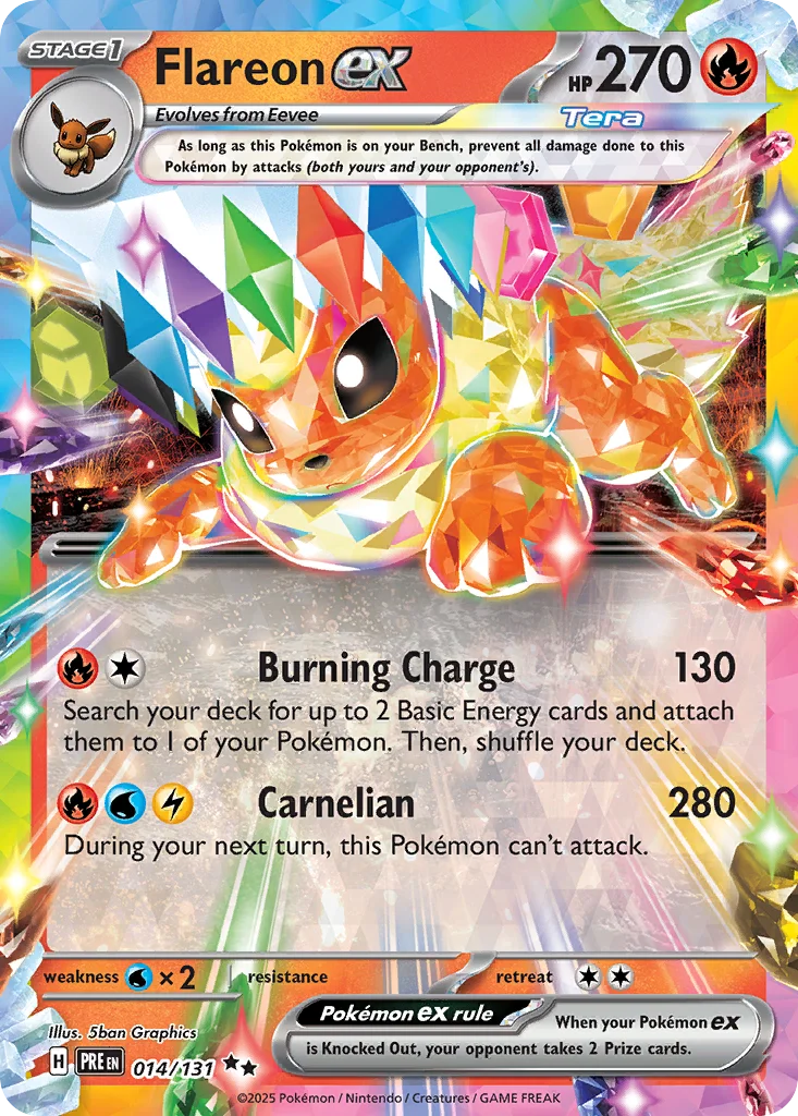 Flareon ex 014/131 Double rare