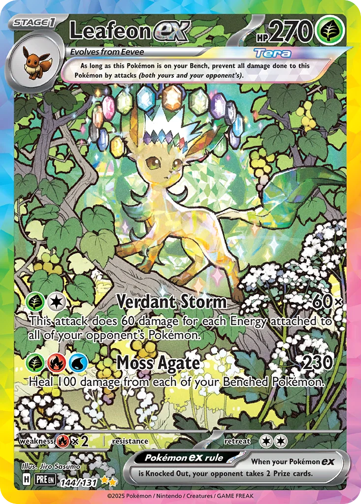 Leafeon ex 144/131 Special illustration rare