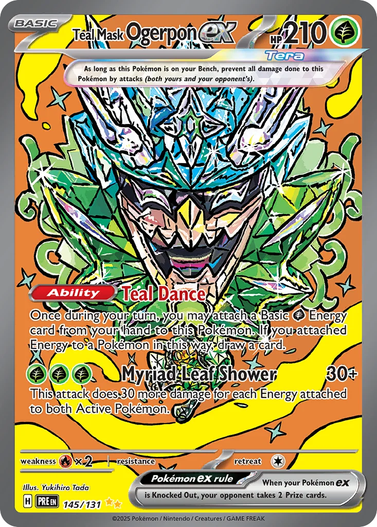 Teal Mask Ogerpon ex 145/131 Special illustration rare