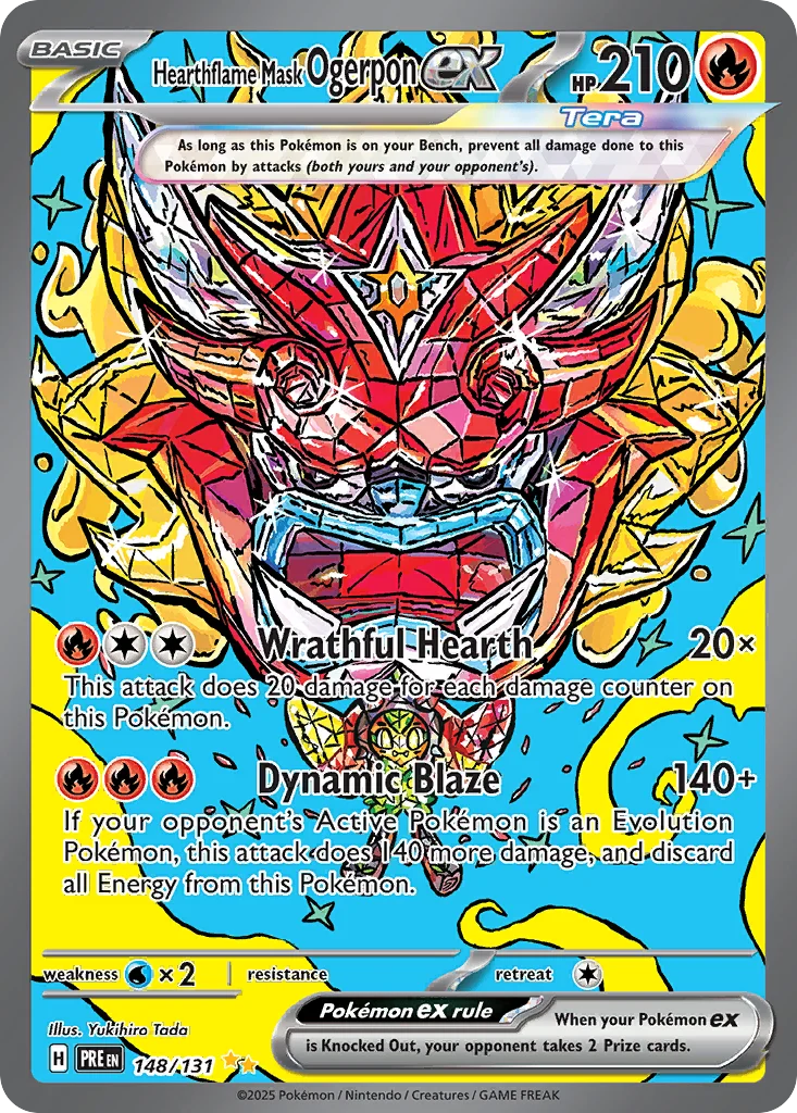 Hearthflame Mask Ogerpon ex 148/131 Special illustration rare