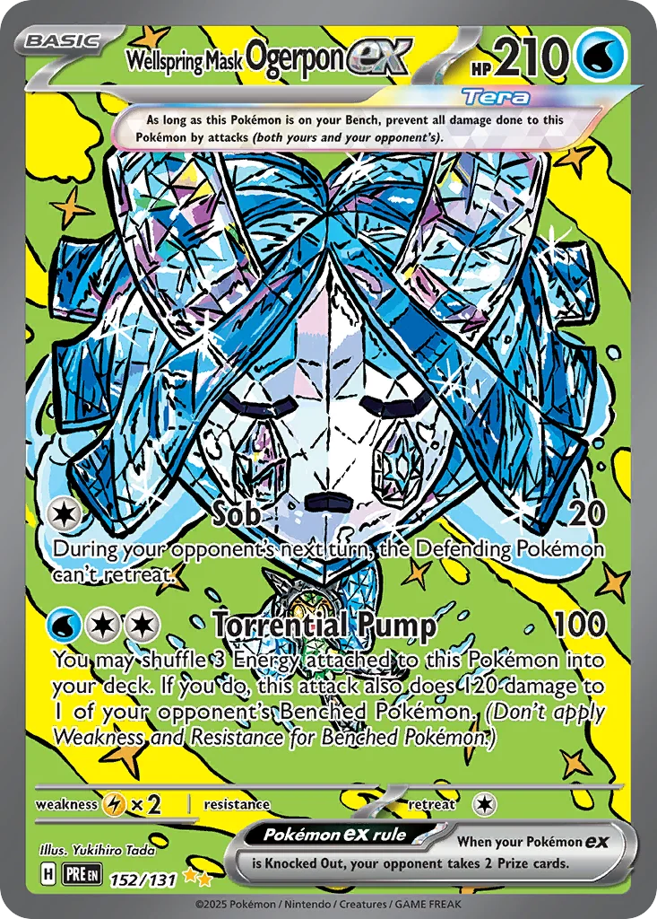 Wellspring Mask Ogerpon ex 152/131 Special illustration rare