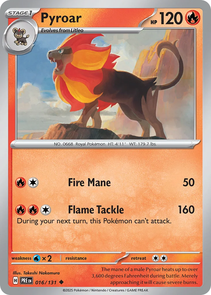 Pyroar 016/131 Uncommon